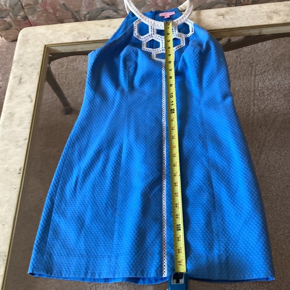 Beautiful blue white lily Pulitzer dress size 6 great condition - Picture 10 of 11